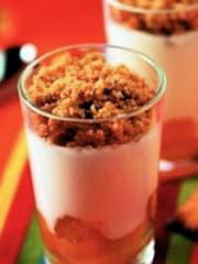 crumble abricots fromage blanc