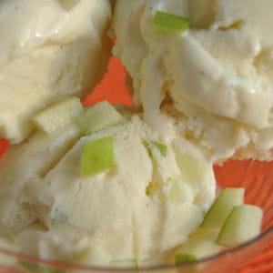 glace a la vanille et pomme verte monique merzougui