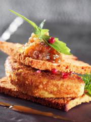 Escalope de foie gras au pain d'épices