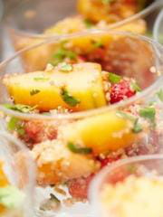 salade de fruits au quinoa belge bio