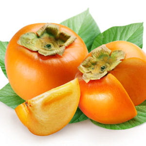 le kaki, un fruit d'automne. 