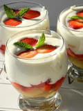 Trifle fraises- rhubarbe