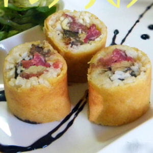 crepe sushi foie gras carpaccio noisettes bernie