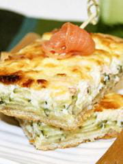 tarte courgette cottage cheese