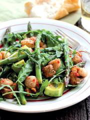 Salade d'asperges aux pois