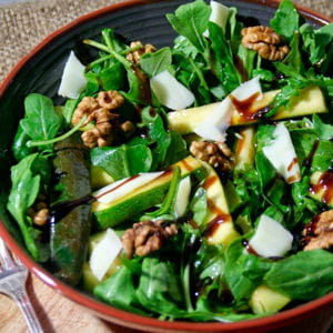 courgettes marinees en salade