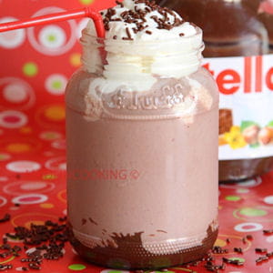 2 milk shake nutellaâ® fraises made in cooking