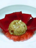 Foie gras aux pétales de rose