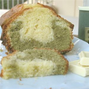 Marbr&eacute; chocolat blanc et th&eacute; matcha 