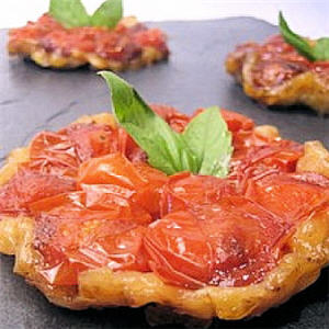 Mini tatin de tomate au balsamique