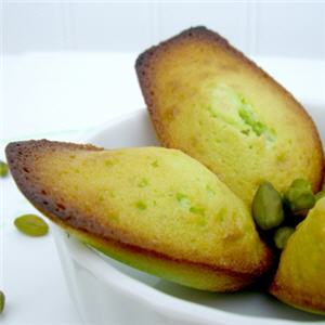 Madeleines à la pistache 