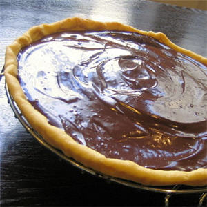 Tarte au chocolat minute 