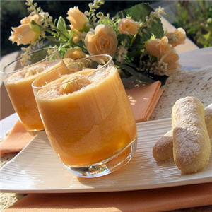 Verrine de melon à la noix de coco