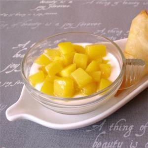 Verrines ricotta-mangue et ses croustillants  