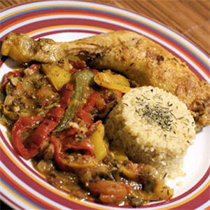 Poulet basquaise