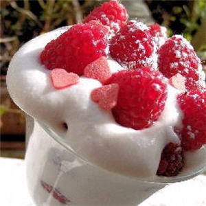 Nuages aux framboises