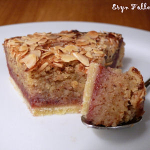 Tarte Bakewell (amandes et framboises)