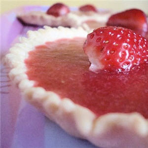 Tarte aux fraises l&eacute;g&egrave;re  