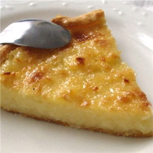 Tarte fa&ccedil;on flan p&acirc;tissier &agrave; la noix de coco  