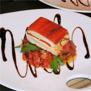  Terrine de langoustine et piquillos au piment d'Espelette