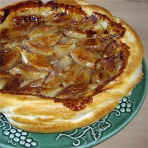 Tatin caramélisée à l'échalote 