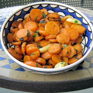 Salade de carottes à la marocaine