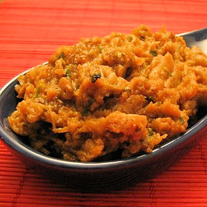 Purée d'aubergine (Zaalouk)