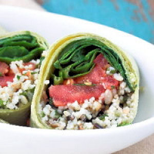 Wrap végétal au quinoa