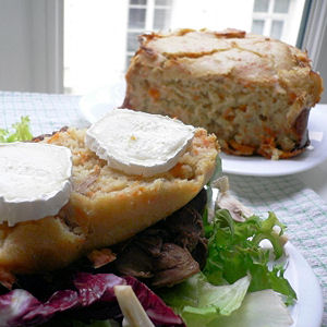 Pain de mie au potiron et au raisin blanc