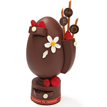 Grand oeuf "P&acirc;ques Passionn&eacute;ment"
