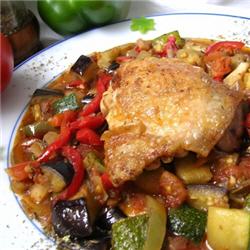 Poulet en ratatouille