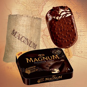 Magnum Origine au chocolat noir d'Equateur