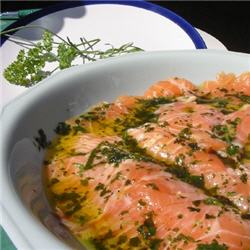 Saumon marin&eacute;