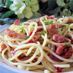 Spaghettis à l'ail et au piment