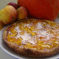 Tarte potimarron et céréales