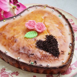 Coeur noix de coco et citron