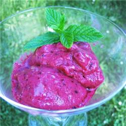 Sorbet aux fruits rouges express