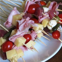 Brochettes ap&eacute;ritives
