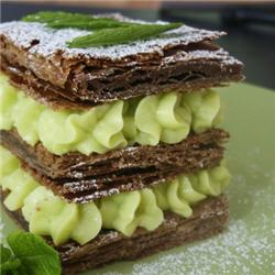 Millefeuille menthe-chocolat