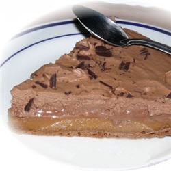 Tarte au chocolat au lait et caramel  