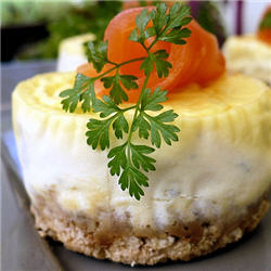 Cheesecake au saumon fum&eacute;