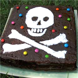 Gâteau d'anniversaire des pirates