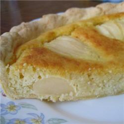 Tarte amandes et poires