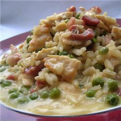Risotto au poulet