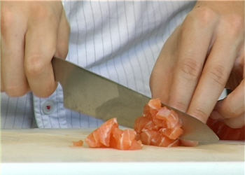 Le tartare de saumon
