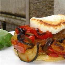 Tartelette ratatouille et chèvre