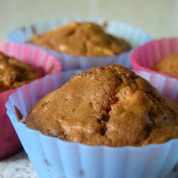 Muffins pomme-nougatine