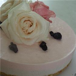 Cheesecake rose-violette