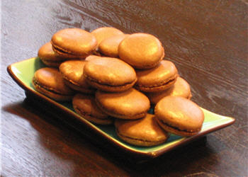 Les macarons au chocolat