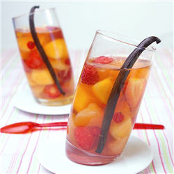 Nage de fruits au thé earl grey